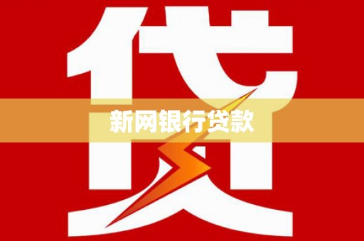 宁海新网银行贷款