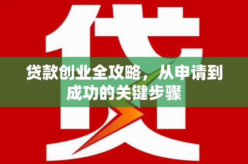 宁海贷款创业全攻略，从申请到成功的关键步骤