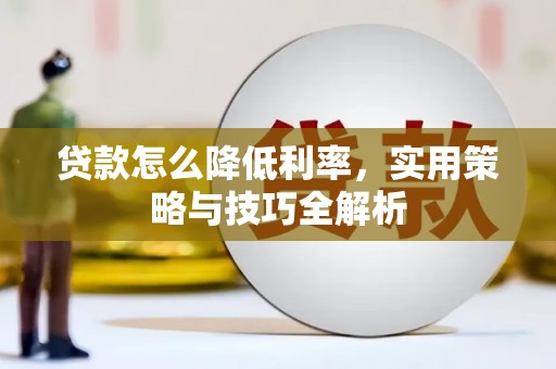 宁海贷款怎么降低利率，实用策略与技巧全解析