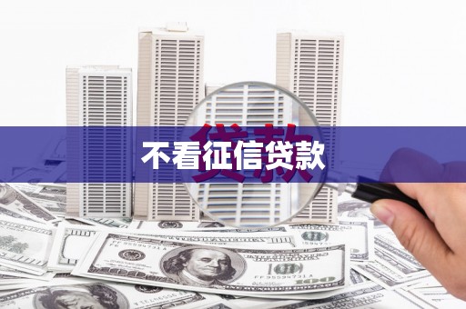 宁海不看征信贷款