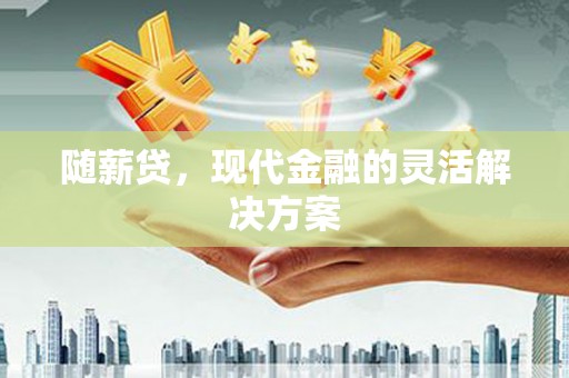 宁海随薪贷，现代金融的灵活解决方案