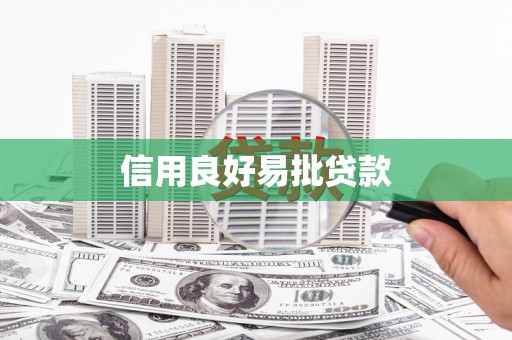 宁海信用良好易批贷款