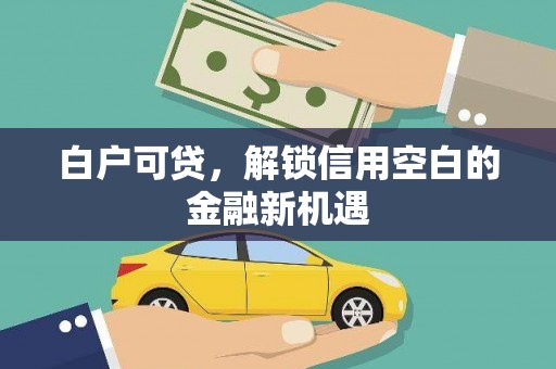 宁海白户可贷，解锁信用空白的金融新机遇