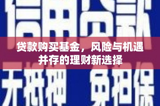 宁海贷款购买基金，风险与机遇并存的理财新选择