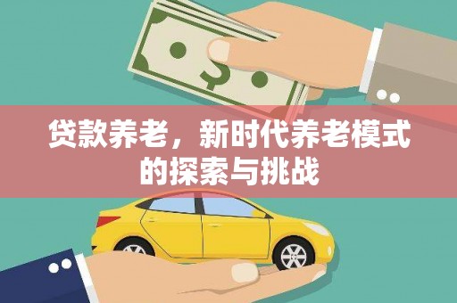 宁海贷款养老，新时代养老模式的探索与挑战