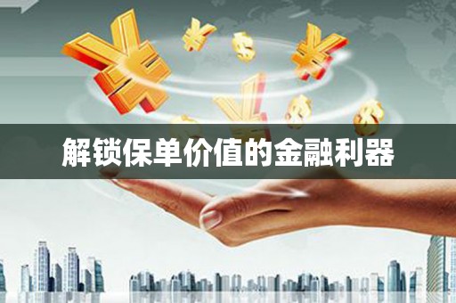 宁海解锁保单价值的金融利器