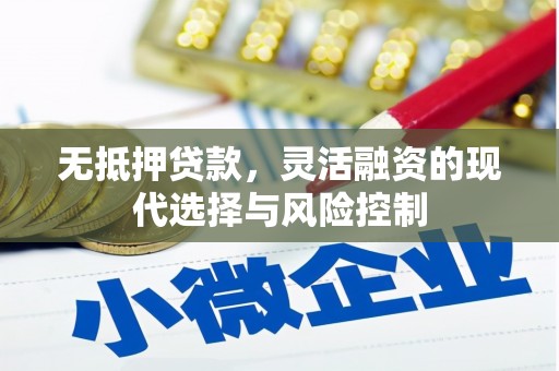 宁海无抵押贷款，灵活融资的现代选择与风险控制