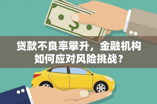 宁海贷款不良率攀升，金融机构如何应对风险挑战？