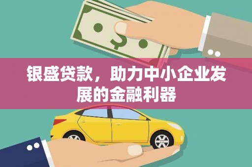 宁海银盛贷款，助力中小企业发展的金融利器