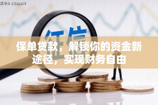 宁海保单贷款，解锁你的资金新途径，实现财务自由