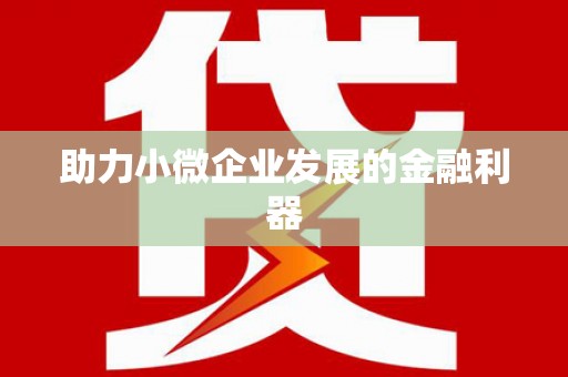 宁海助力小微企业发展的金融利器