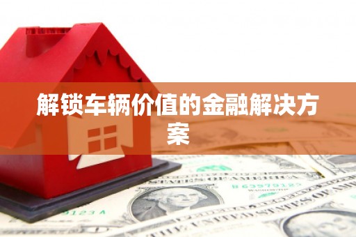 宁海解锁车辆价值的金融解决方案
