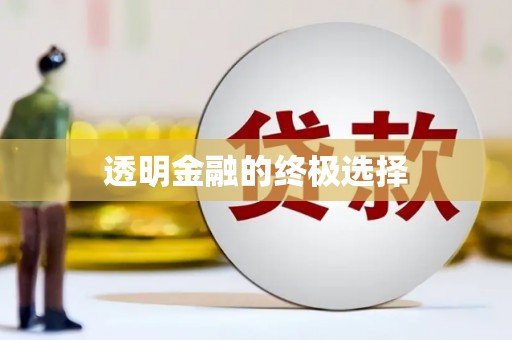 宁海透明金融的终极选择