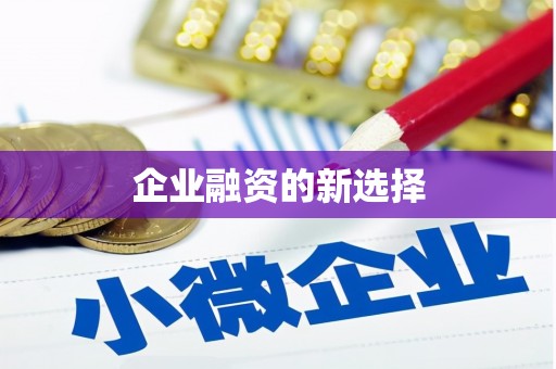 宁海企业融资的新选择