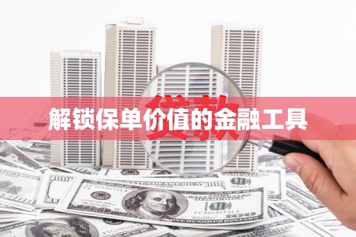 宁海解锁保单价值的金融工具