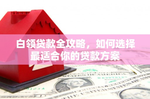宁海白领贷款全攻略，如何选择最适合你的贷款方案